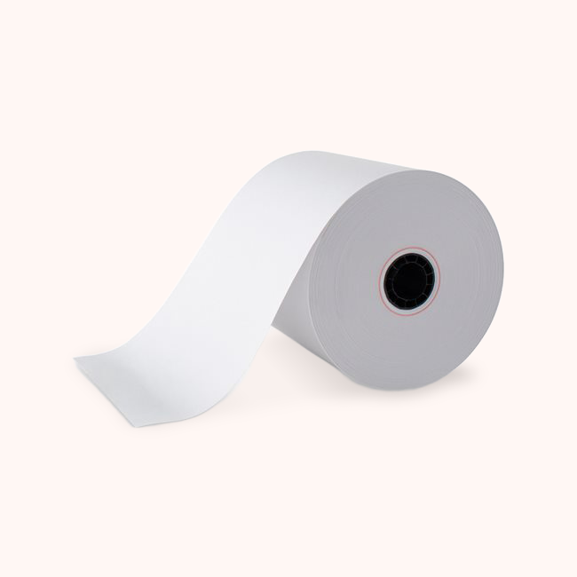 Thermal Invoice Paper - 20/Case - White